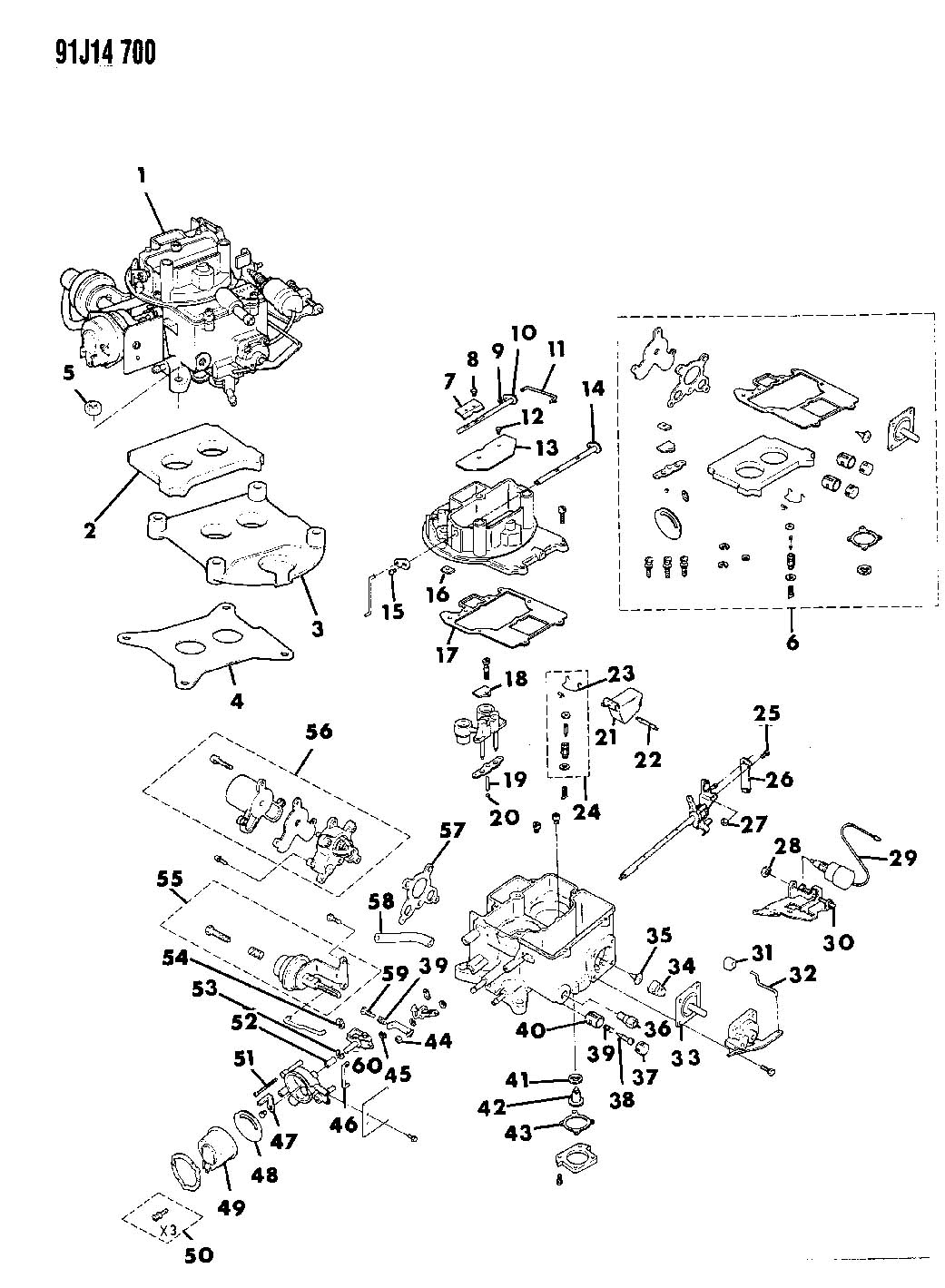 Carburetor jeep grand wagoneer