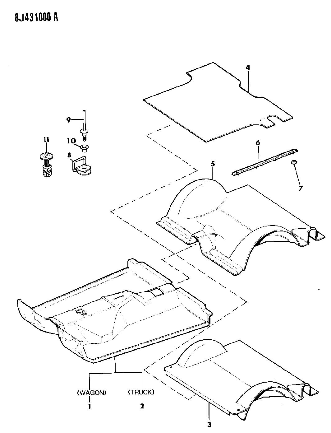 1990 Jeep comanche parts #5