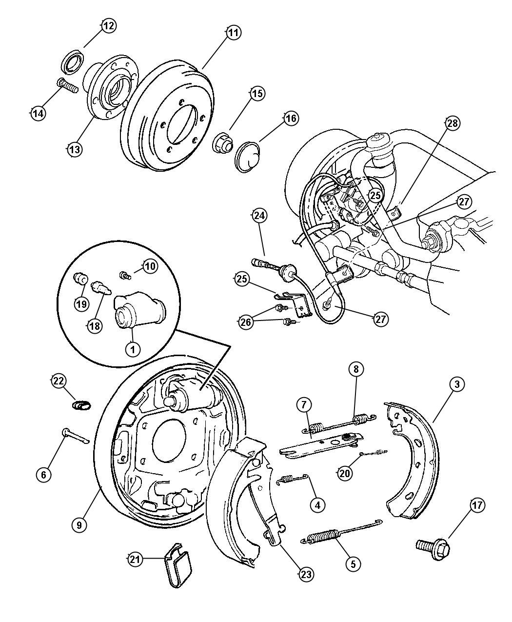 Chrysler cirrus parts diagram #2