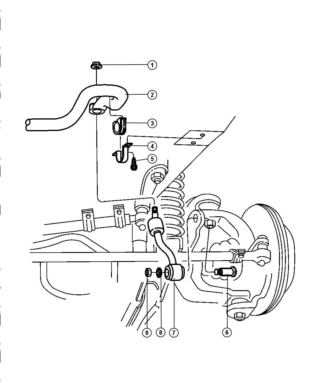 1998 Jeep grand cherokee stabilizer bar #4