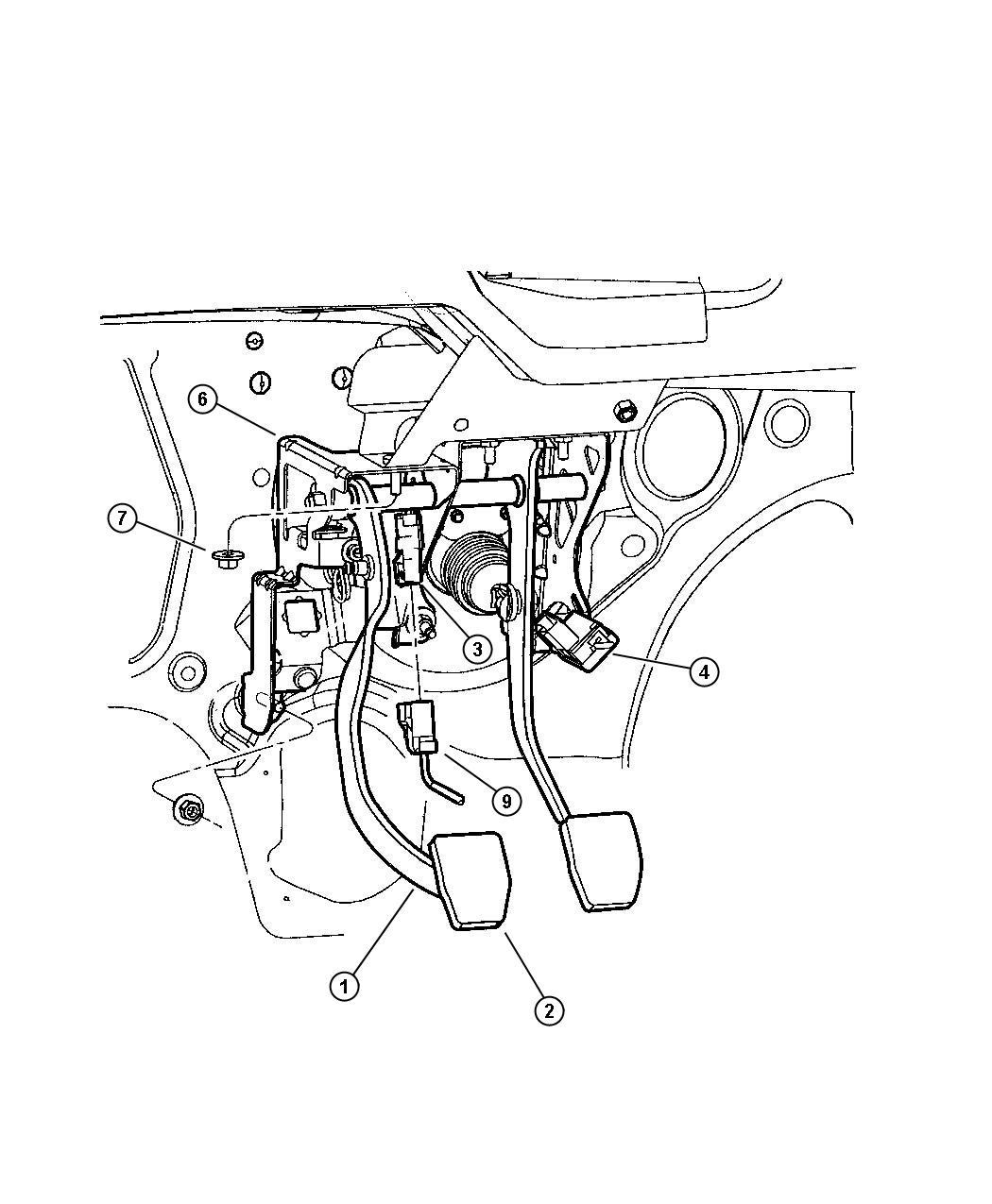 Chrysler pedal pad #5