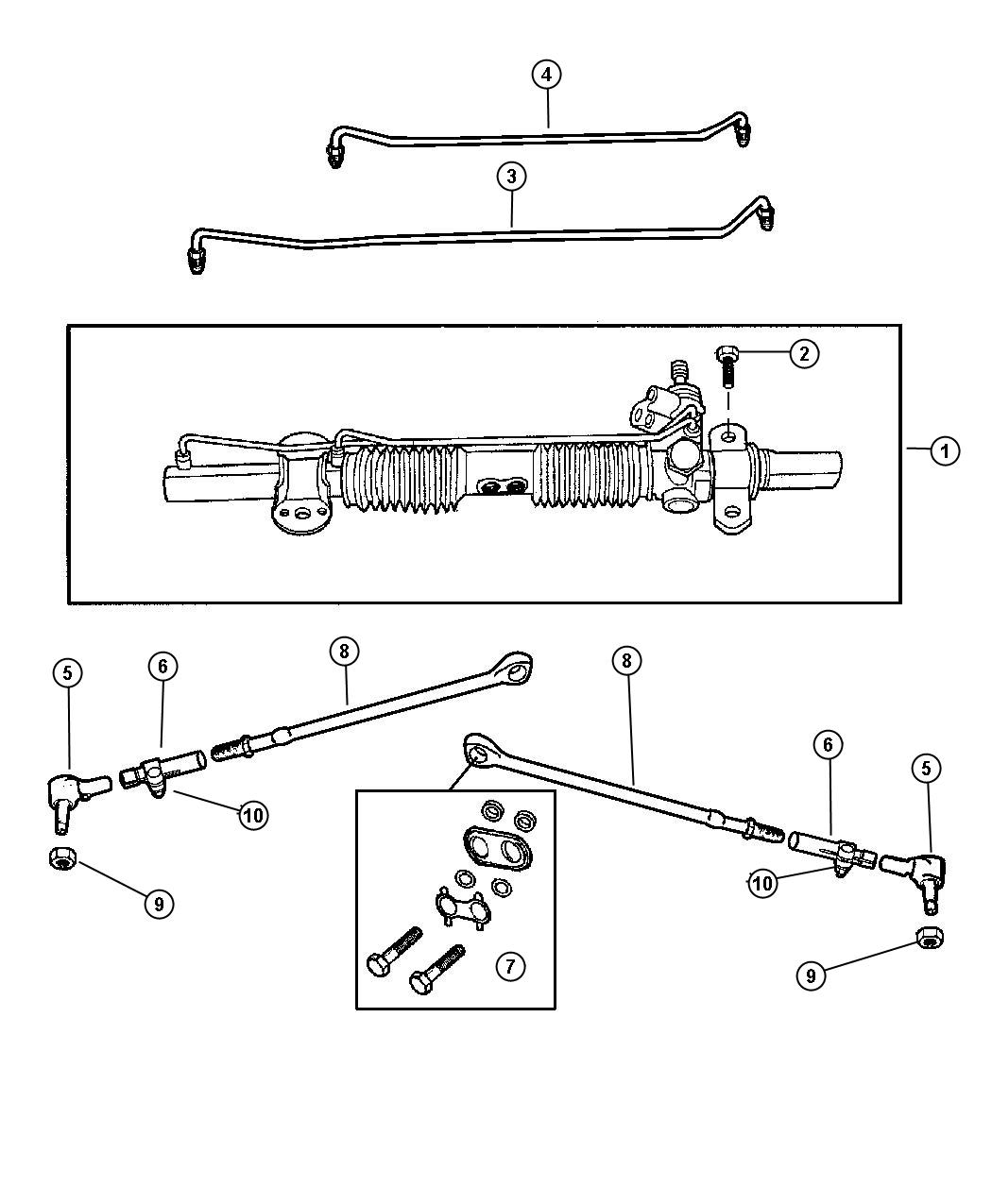 Chrysler 300 rack and pinion assembly #4