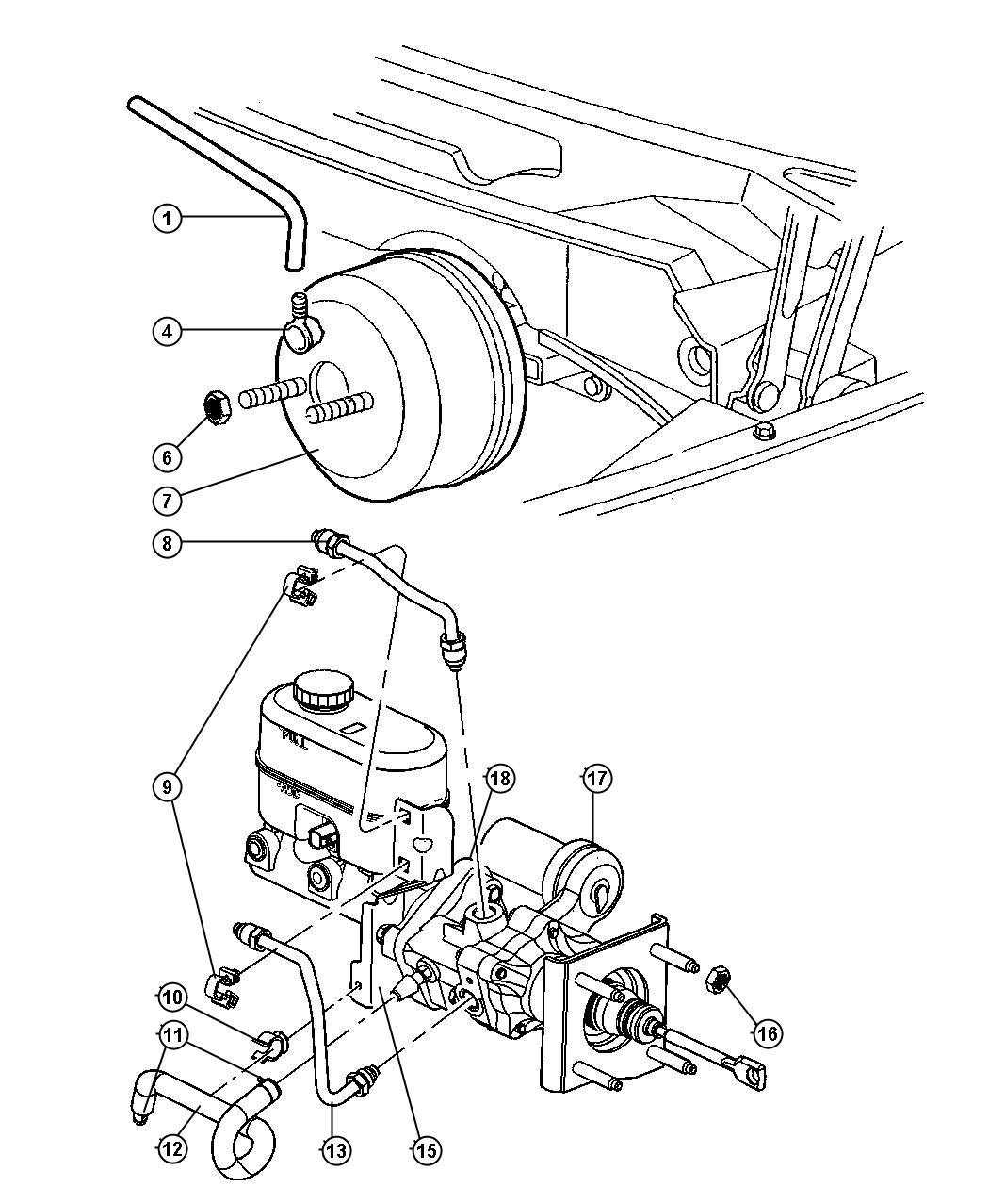 Booster,Power Brake and HYDROBOOSTER. Fits 2003 DODGE RAM 2500