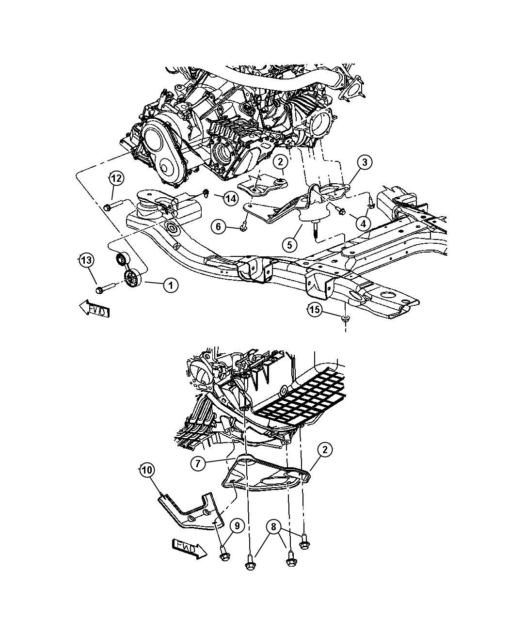 Chrysler pacifica engine mount replacement #3