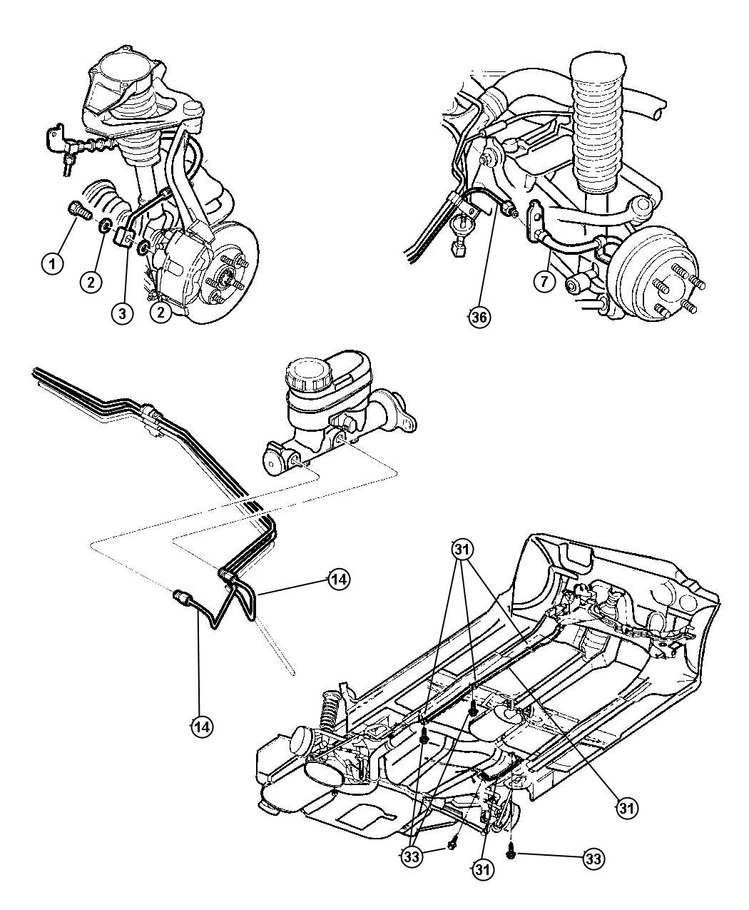 need help ordering a replacement brake line * Chrysler Sebring / 200