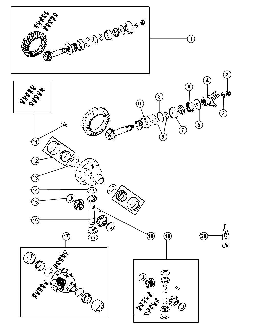 Chrysler axle parts #3