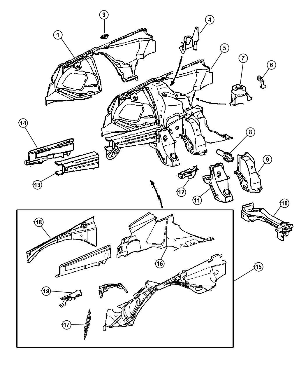 Change front brake pads chrysler crossfire #4