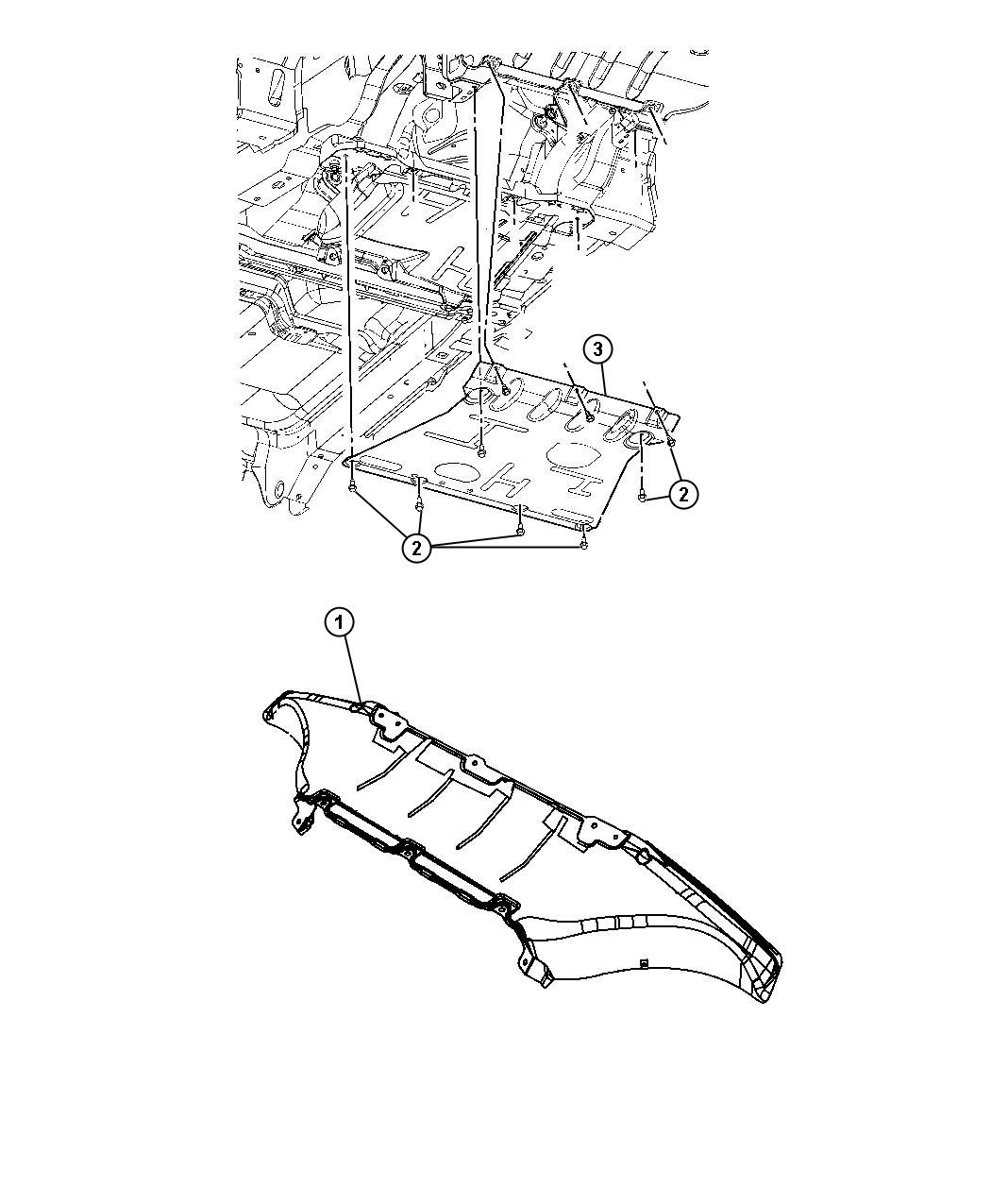 Chrysler parts 'cradle plate #3