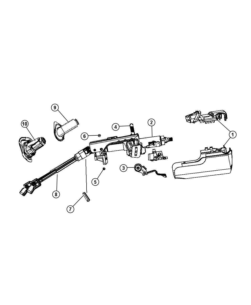 Chrysler pacifica steering parts #2