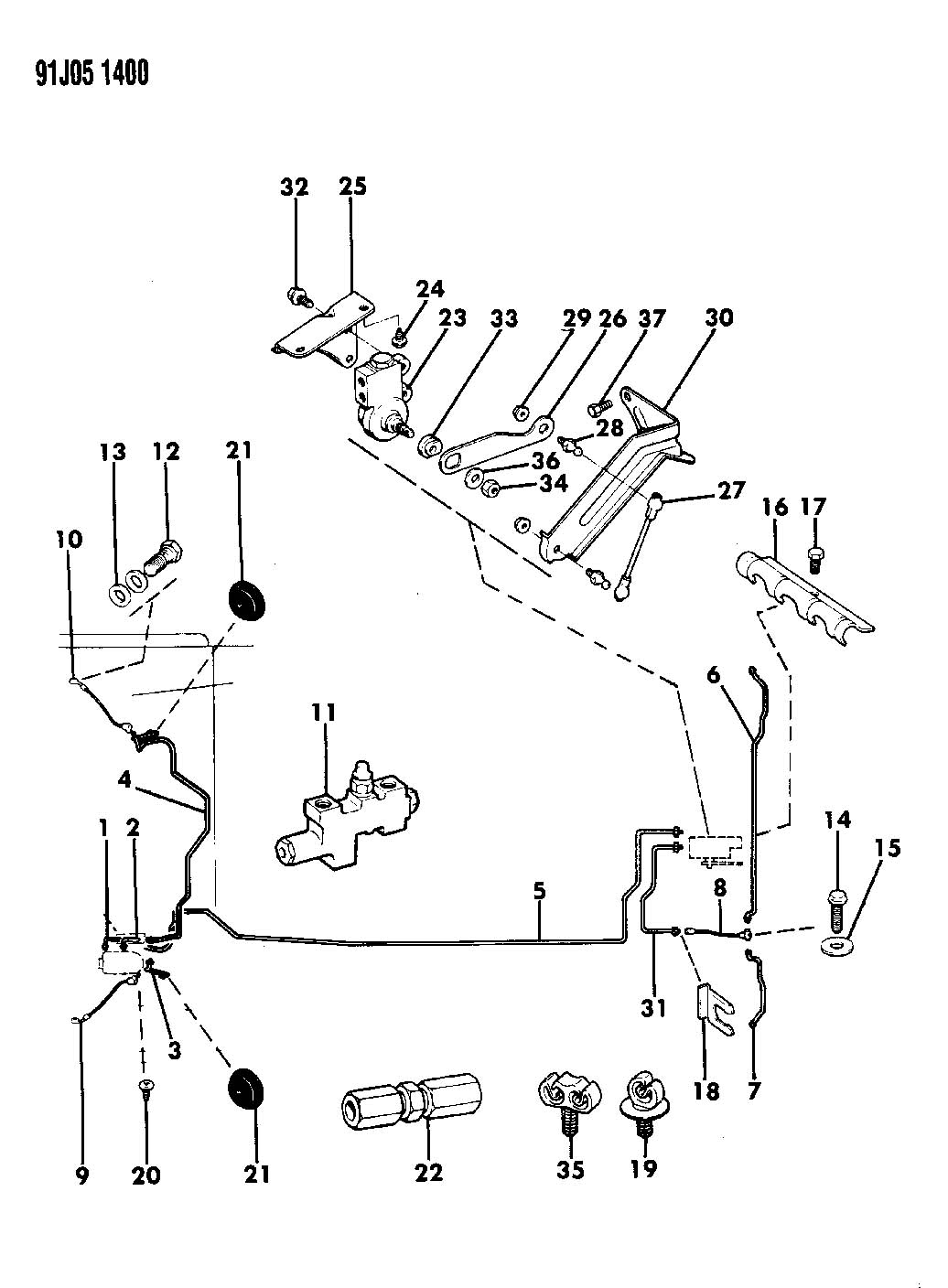 52009108 - Jeep Combo valve package, includes mounting bracket, valve ...