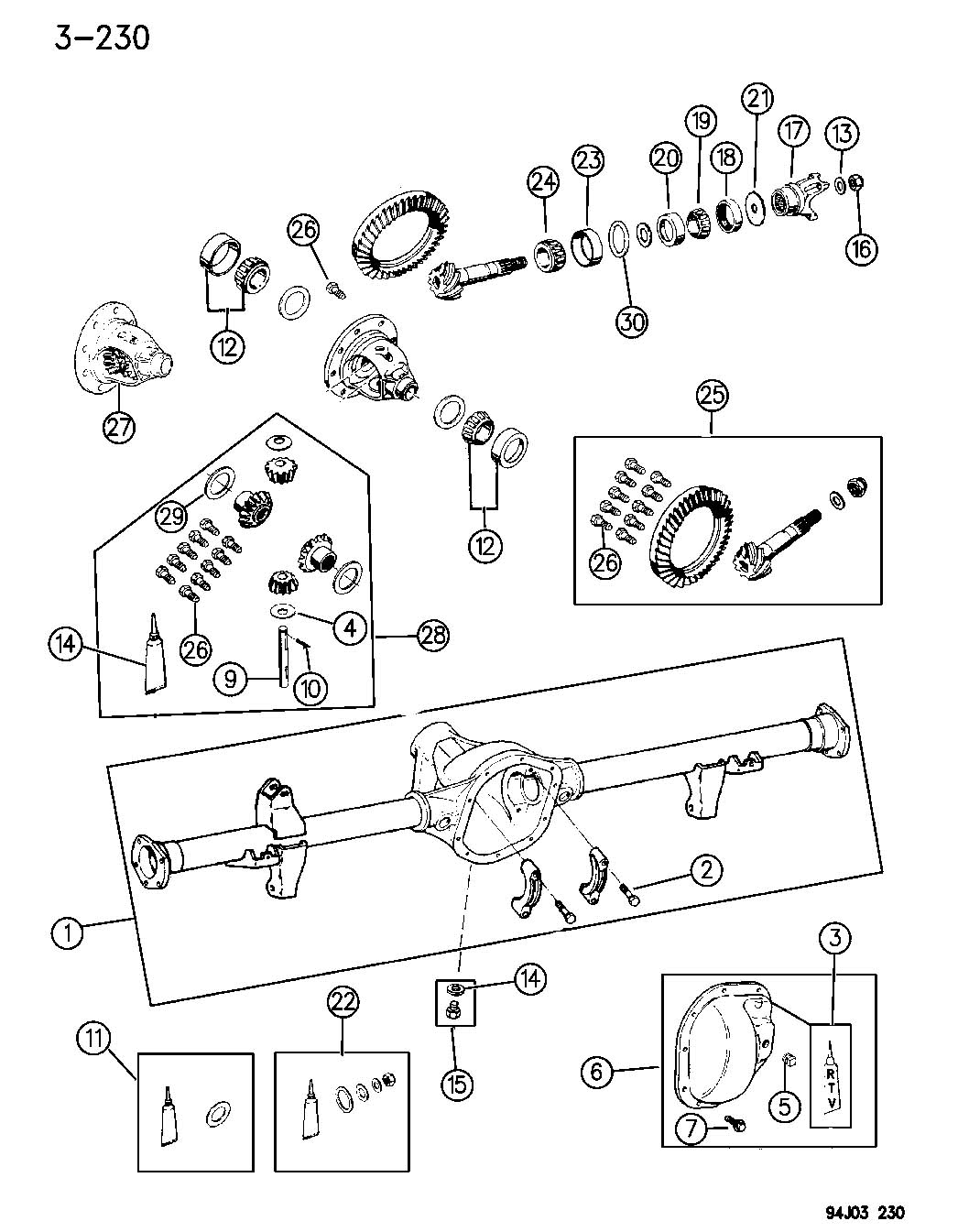 83503068 - Gear set, differential, gear set, rear axle | Factory ...