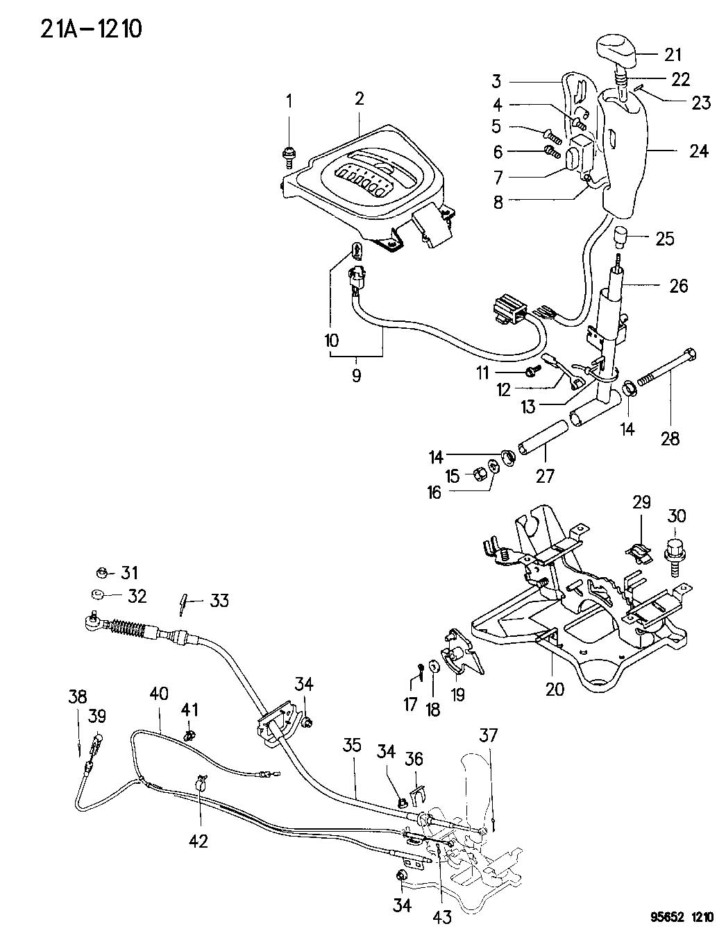 Chrysler Sebring Bushing. Gearshift control link. G/shift link, link ...