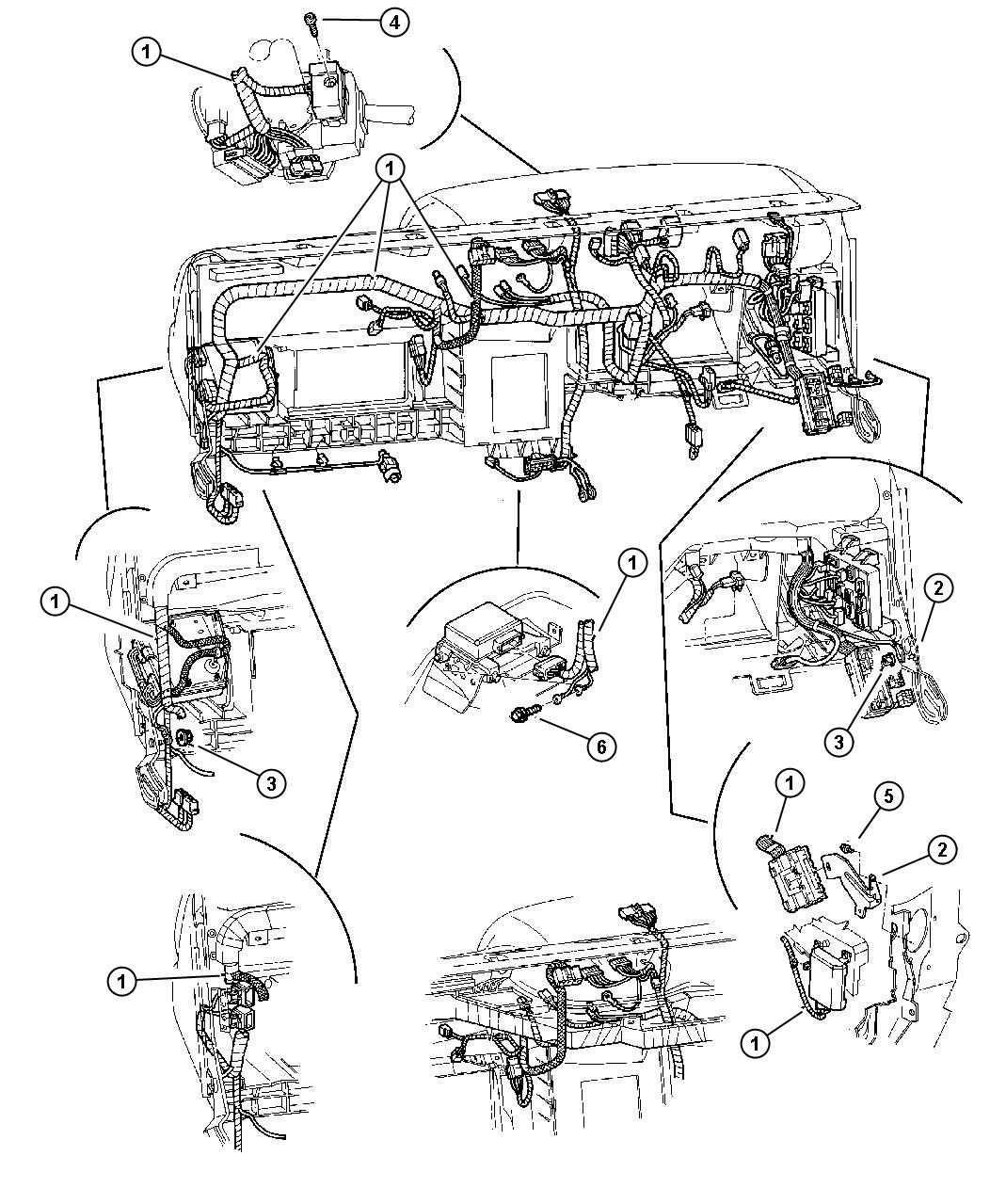 2000 dodge dakota engine diagram