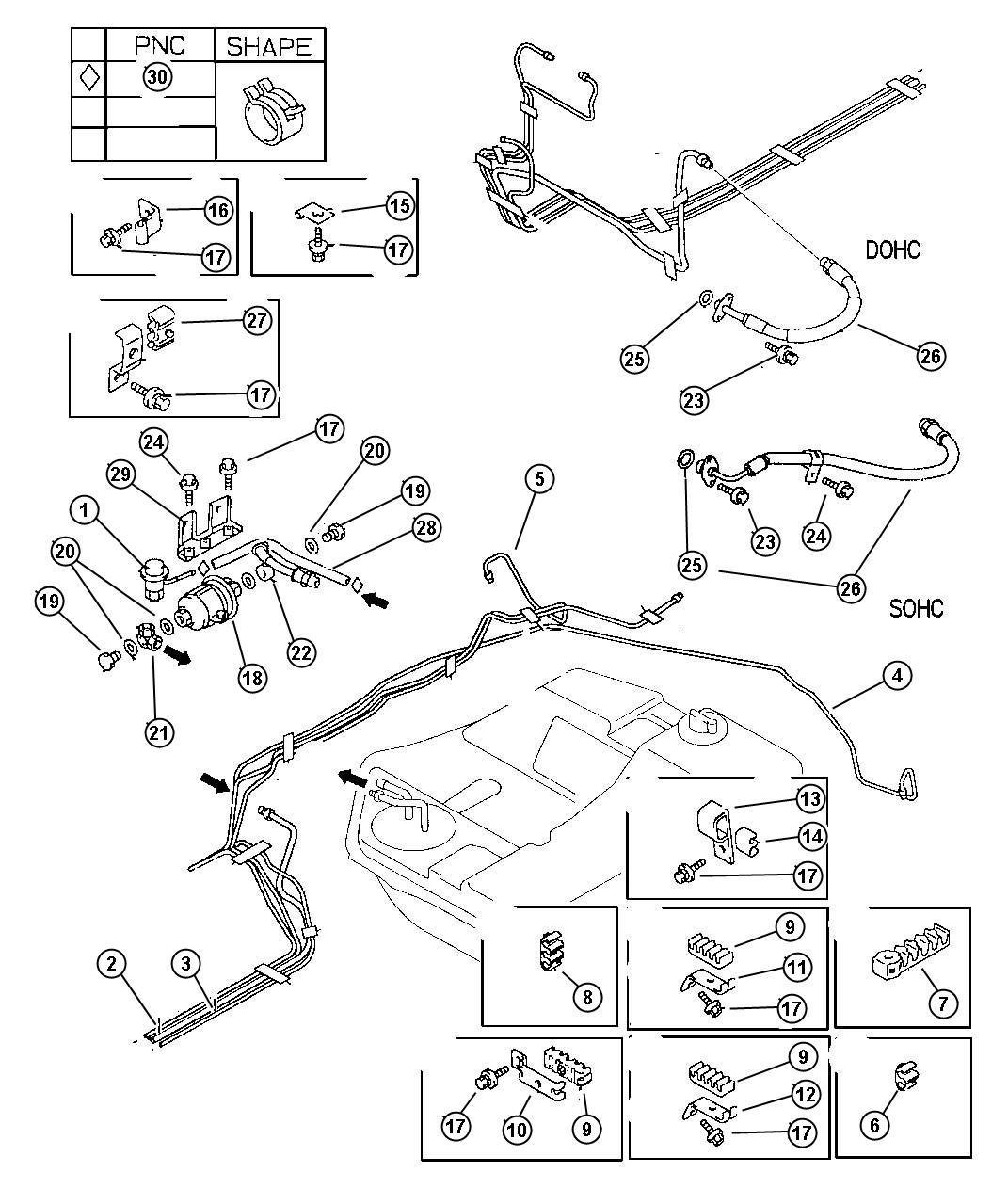 Dodge Ram Fuel Line Connector