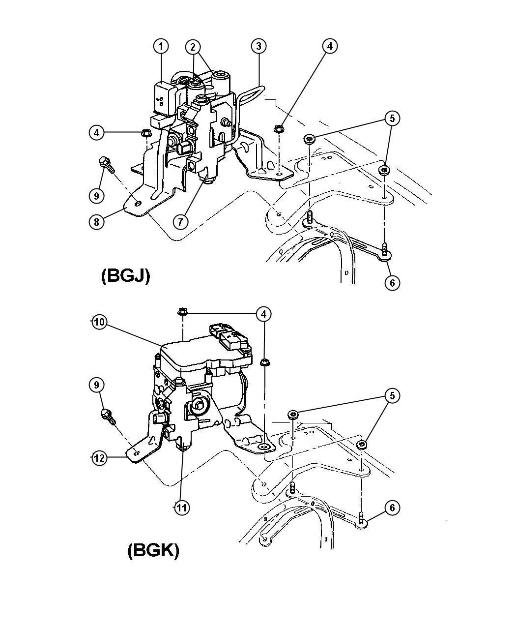 05003312AA - Chrysler Valve. Brake pressure limit. Linesbrakefrom, ehcu ...