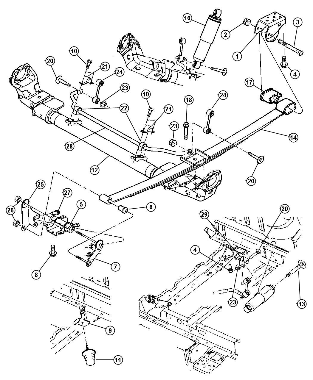 04743236AA - Chrysler Shock absorber. Suspension. [sdf, ser], [sdf]with ...