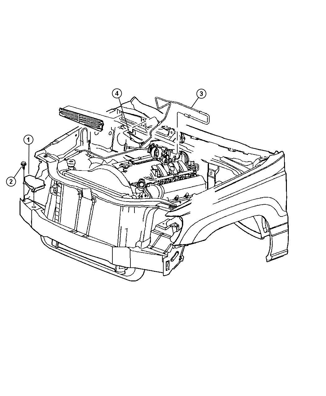 2000 Jeep Grand Cherokee Reservoir. Vacuum 55115899 Factory