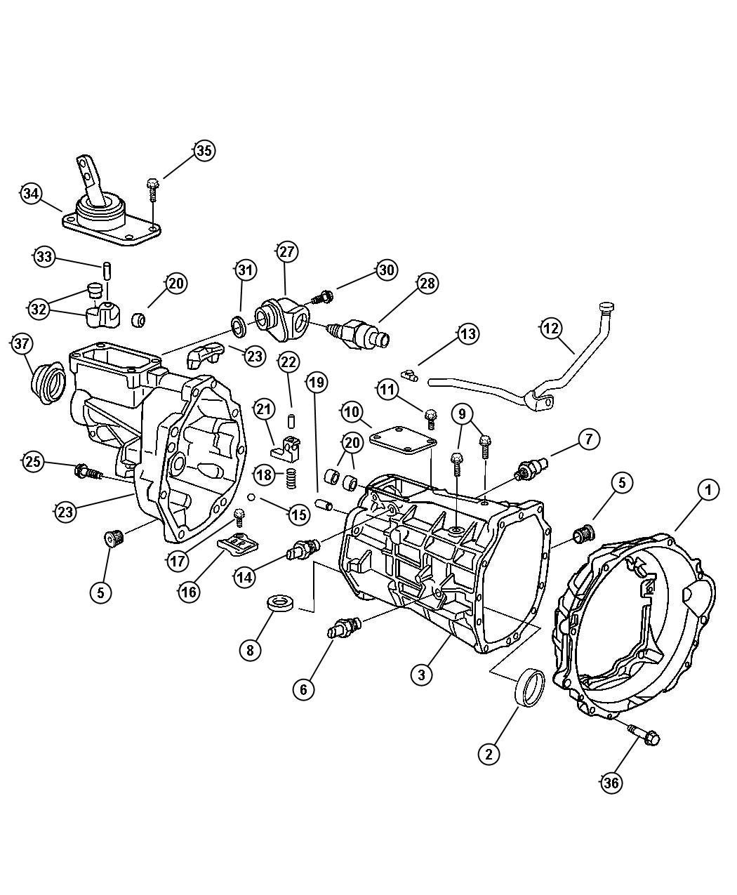 Dodge Ram 1500 Plug. Oil fill, transmission drain. Drain, for body 64 ...