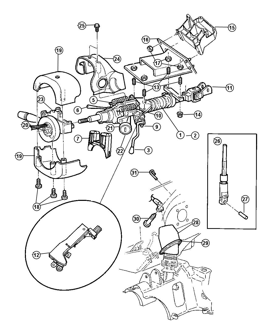 75 Dodge Steering Column Wiring Diagram