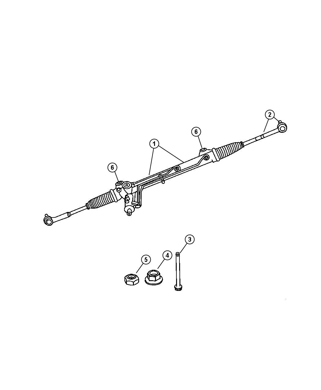 Power Steering Rack Diagram