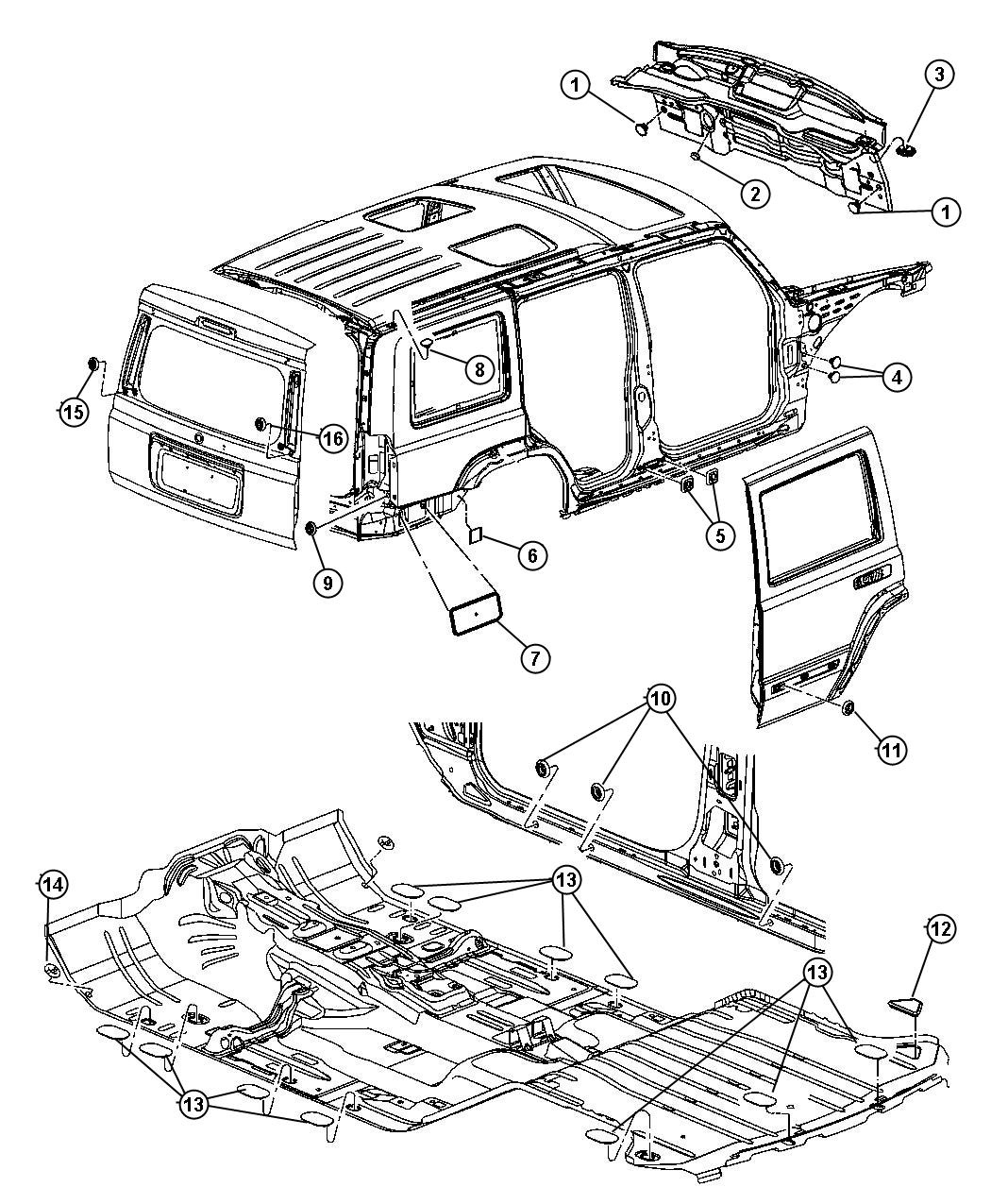 2007 Jeep Commander Limited Plugs.