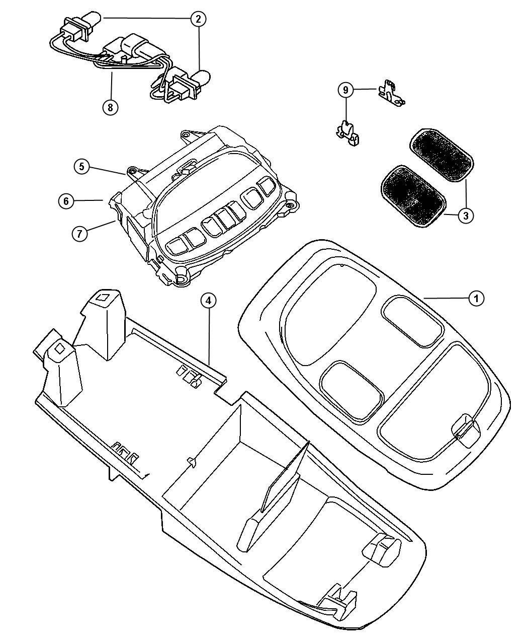 Ram Center Console Parts