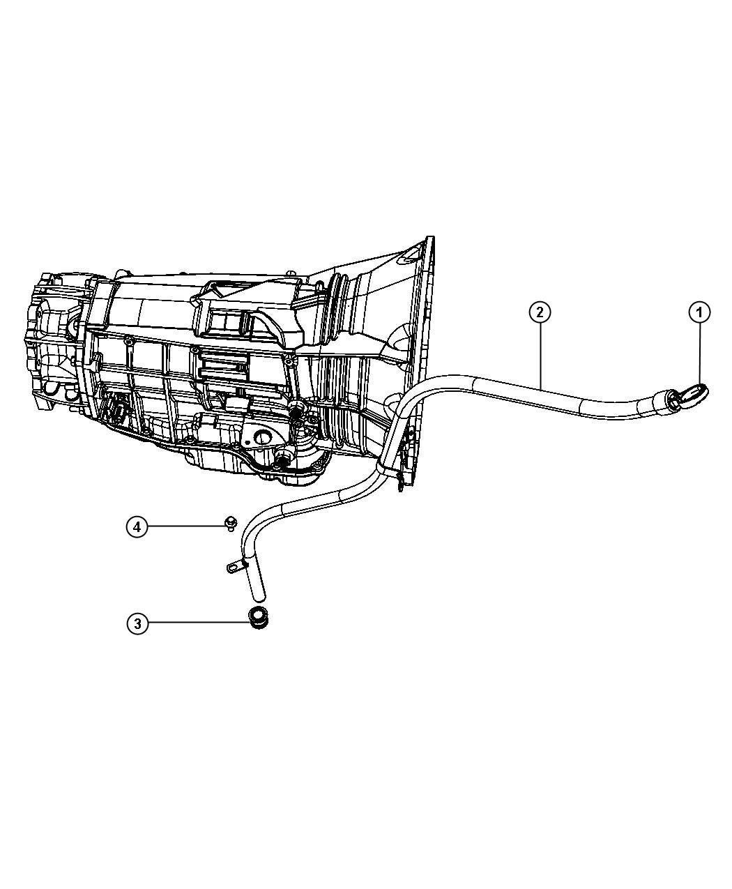 2011 Dodge Grand Caravan Indicator. Transmission fluid level