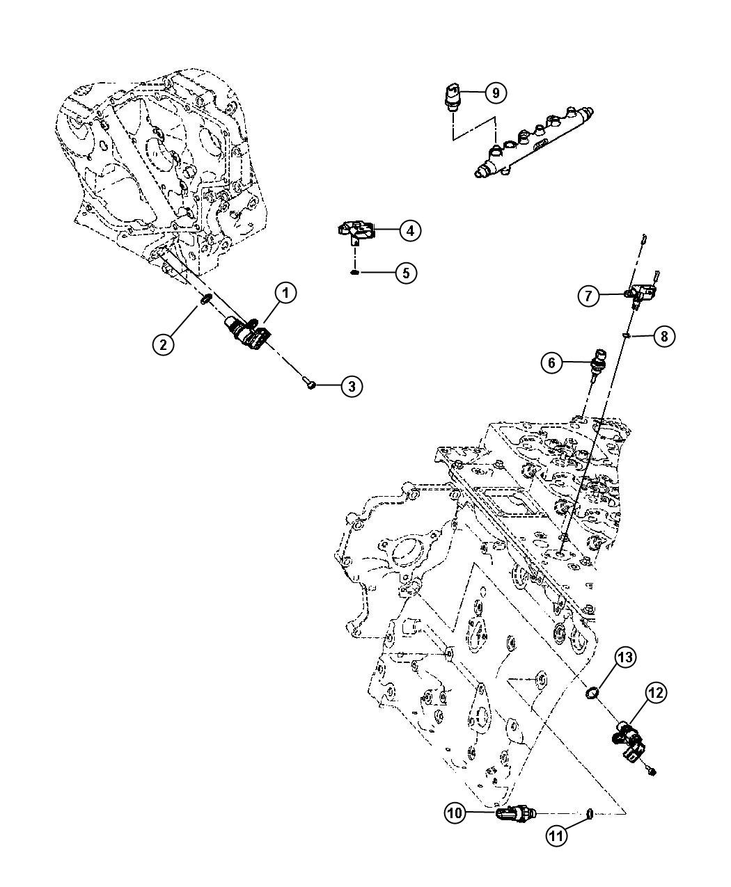 2011 RAM 2500 Sensor. Map, temperature barometric absolute pressure ...