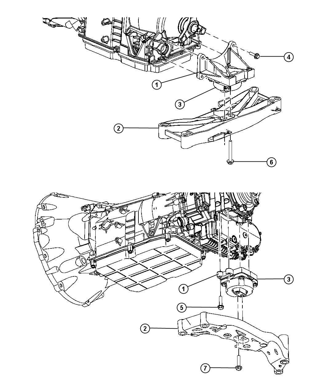 Dodge Charger Crossmember. Transmission. Mount to transmission ...