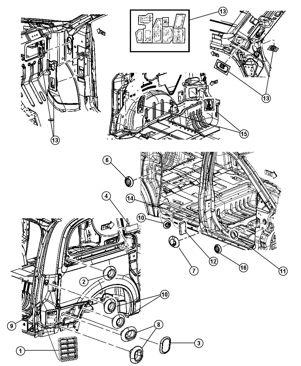 Dodge Ram 1500 Plug - 55257380AD | Factory Chrysler Parts, Bartow FL