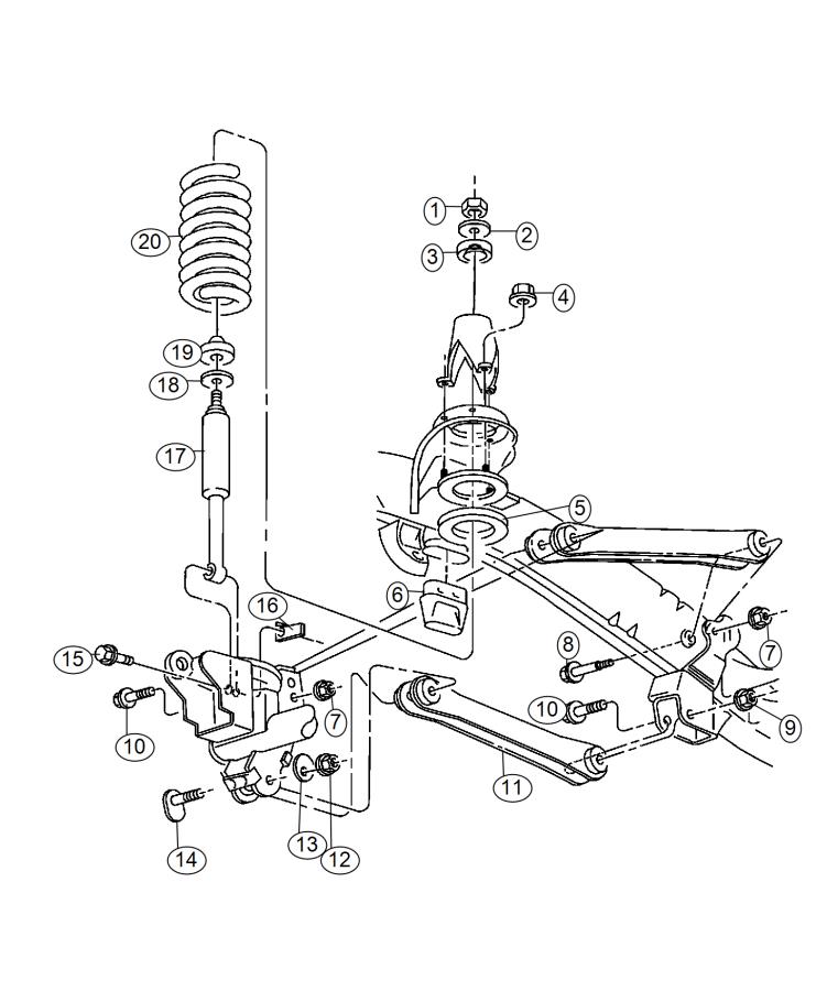 04877282AG - RAM Arm. Lower control. Front. Right. Darkmedium ...