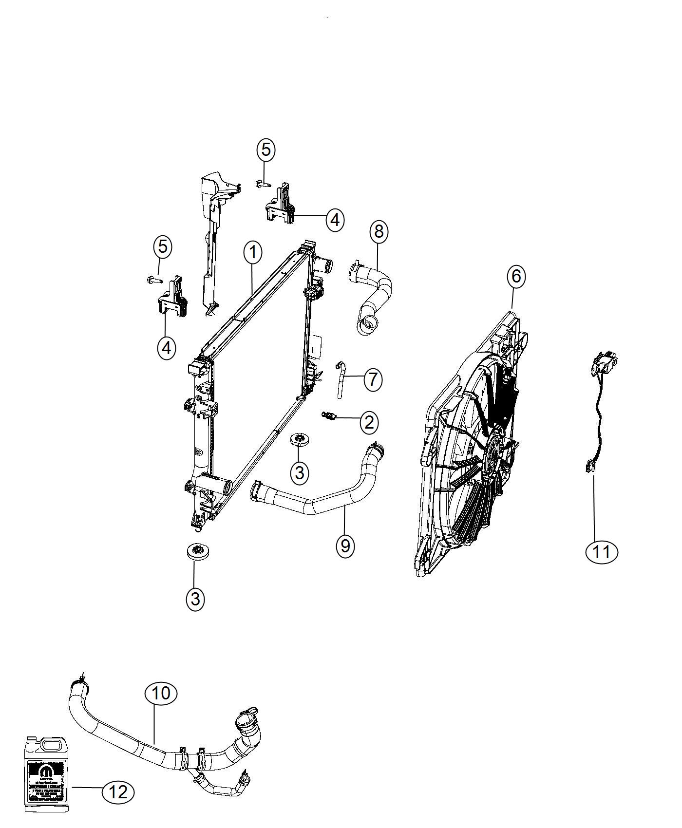 Dodge Charger Coolant Hose Diagram