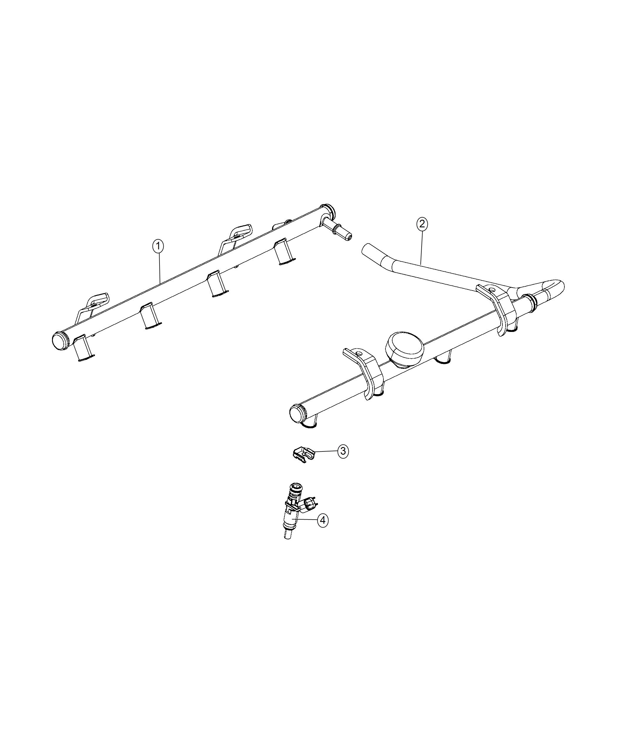 2018 Dodge Challenger Injector. Fuel. adaptation components - 05038838AA | Factory Chrysler ...