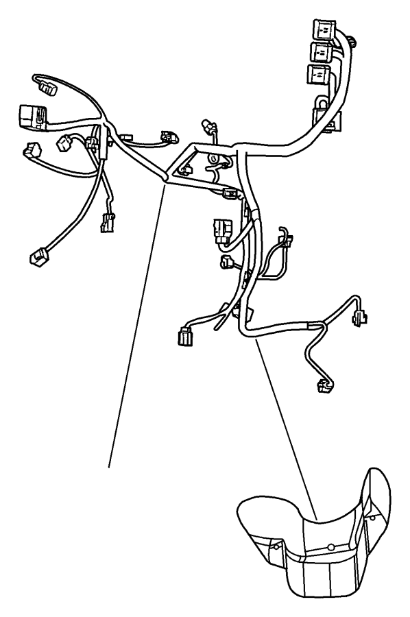 2005 Chrysler Pt Cruiser Wiring. Engine 04795350AA Factory Chrysler